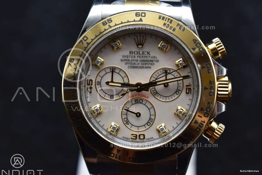 Bracelet Pearl SS Daytona 1:1 740 Best V Diamond on Clean YG 116503 Edition Of Mother Durable White SA4130 Dial 0125